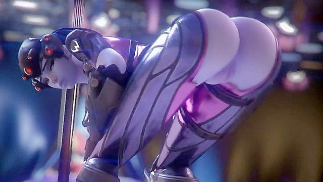 Widowmaker Shakes Her Luscious Ass and Gets Face-Fucked Sensually