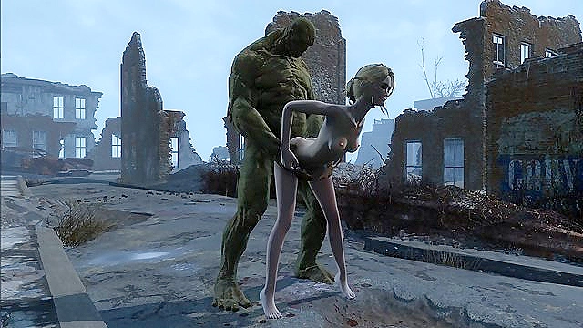 Katsu Trains with Supermutants in Intense Fallout 4 Sex Scenes