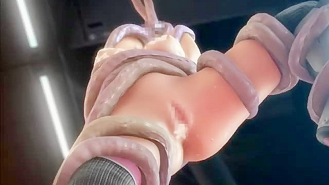 Bound by Tentacles – Pink-Haired Heroine Fights Evildoer in Erotic Anime Adventure