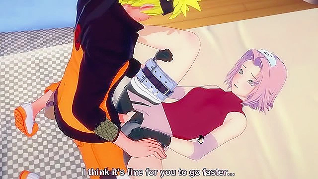 Naruto Pleasures Sakura with Intimate Ninja-passion
