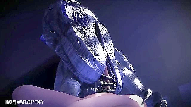 Jurassic Park Velociraptor Seduces You with Wild Blowjob & POV Action