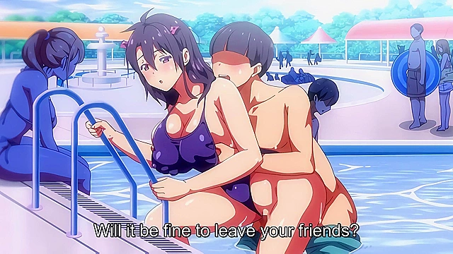 Son Bangs Succubus StepMom by Pool After Unexpected Summons