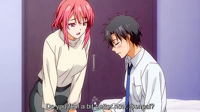 Busty Redhead Craves Senpai’s Creampie in Workplace Hentai Fantasy