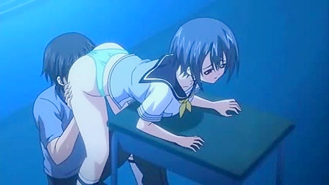 Young 18+ StepStepSister Craves Her First Tender StepMoments in Rainy hentai Romance