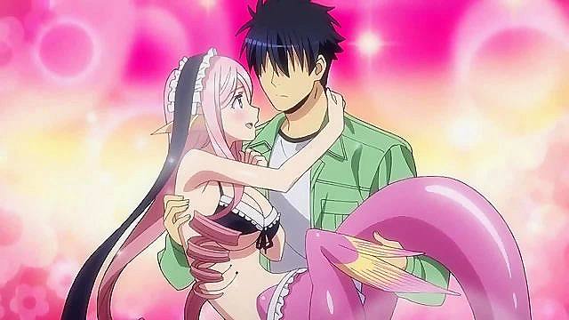 Master Brings Home Hot Mermaid Babe for Harem Fun