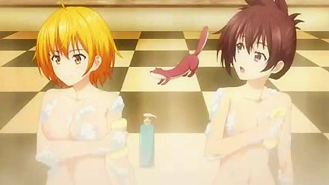 SchoolGirls 18+  Gossip and Bond Over Bath Time Fun in Super HxEros Episode 11