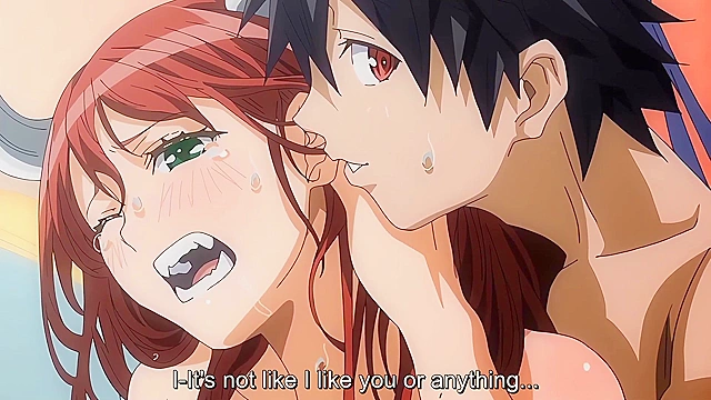 Hentai Hero Enjoys Blazing Sex with Busty Demon Queen, Cuming on Her Face