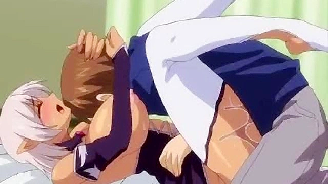 Busty Dark-Skinned ElfStudent Gets Filled with Hot Human Cum in Classroom Seduction