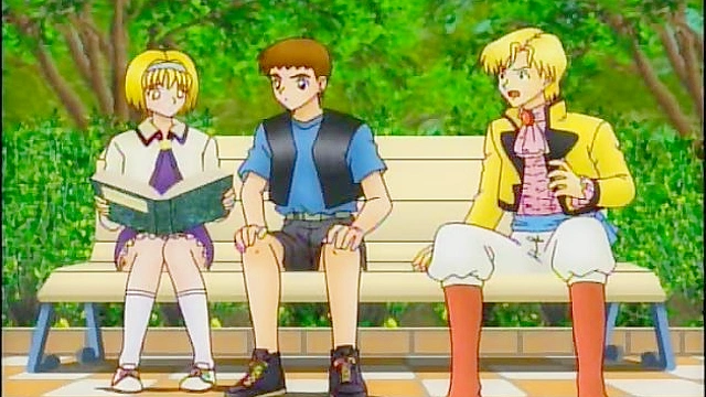 Cartoon Babe Gets Her Pussy Licked While Two Voyeurs Watch Stealthily