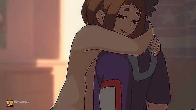Ochaco Eases Deku’s Tensions with Steamy Passion in My Hero Academia Scene