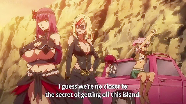 Lesbian Warriors Transform into Big Guns, Battling Busty Anime Sluts