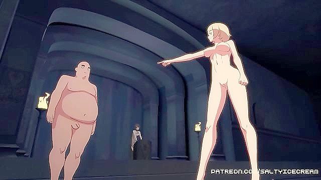 Blonde Beauty Tempts Instructor to Join Succubus Academy Adventures