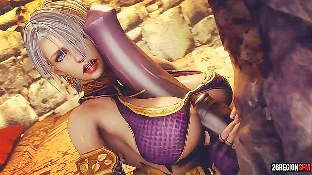 Busty Slave Girls 18+ Satisfies Monster Demon with Intense Pleasure