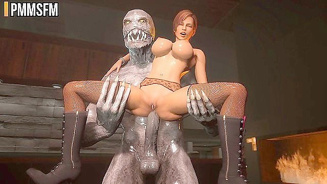 Ivy Valentine Finds Pleasure as Demon Impales Her Ass in Fiery hentai Action