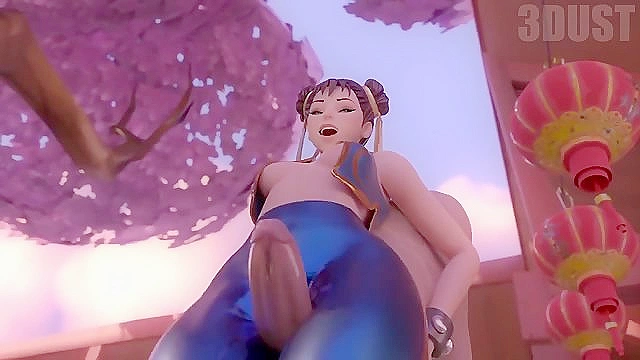 Chun Li Seduces with Thigh Magic and Ecstatic Finish