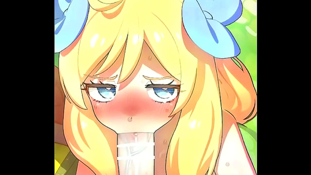 Mizumizuni Anime Babe Masterfully Deepthroats with Sultry Expertise