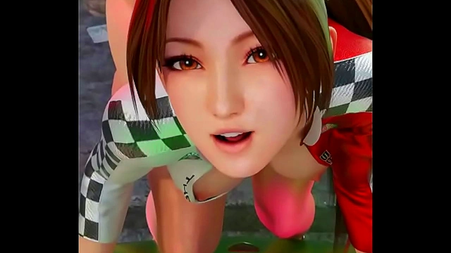 Mai Shiranui Satisfies Her Desires with Intense Rear Action in 3D Anime