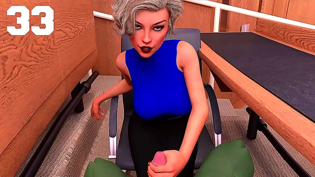 Sensual Busty Teacher Delivers Mind-Blowing Footjob & Handjob for Classroom Ecstasy