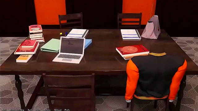 Naughty Anime Babes Spice Up the Library with a Steamy 3D Hentai Adventure