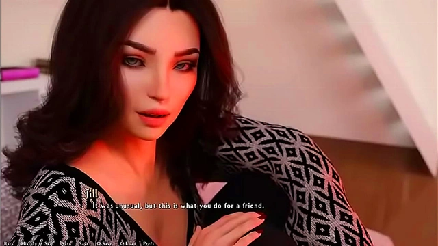 DIK Character Finds Blissful Relief with LoveSkySan69 in Relaxing 3D Hentai Scene