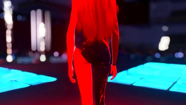 Naughty 3D Hentai Celeb Heats Up Concert with Sultry Sims 4 Sex Scene