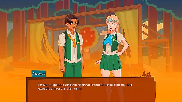 NakedQueen Dominates in Steamy 3D Anime Camp Adventure