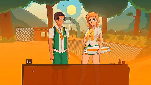 Sexy Lifeguard Finds Pleasure with 3D Anime Dick at Camp Mourning Wood