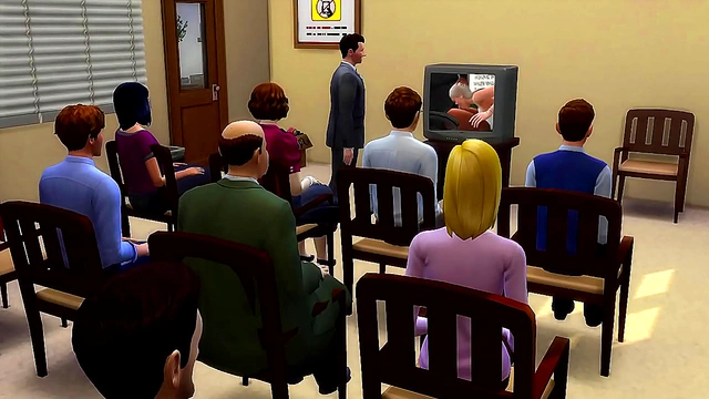 Boss Tempts Big-Busted Sims 4 Team withSteamy Hentai Adventures