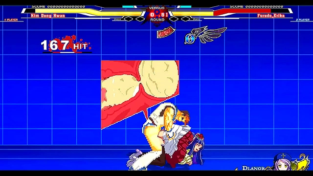 Erika Furudo Engages in Steamy Hentai Duel with Dongwan for Explosive Orgasm