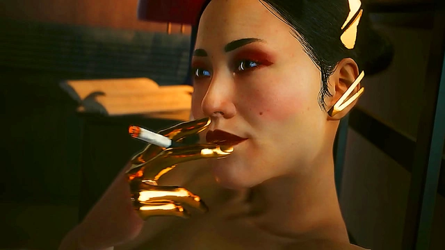 Hanako Arasaka Takes Control in Steamy 3D Cyberpunk Lagos Bender Sex Scene