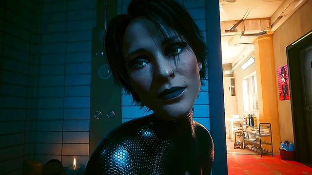 Gothic Girls 18+  from Cyberpunk 2077 Engage in Sultry 3D Hentai Adventures