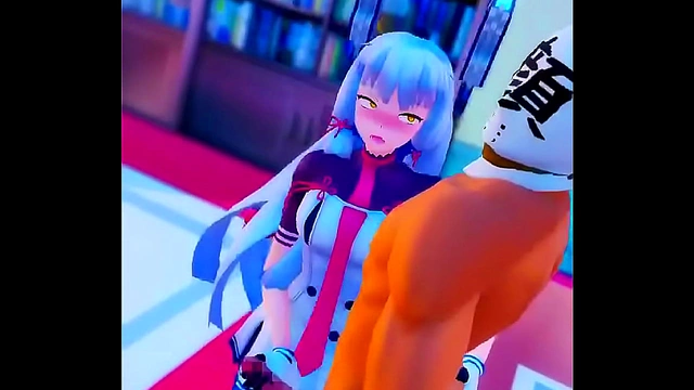 Murakumo Waifu Tempts with Sensual Handjob in 3D Hentai Adventure