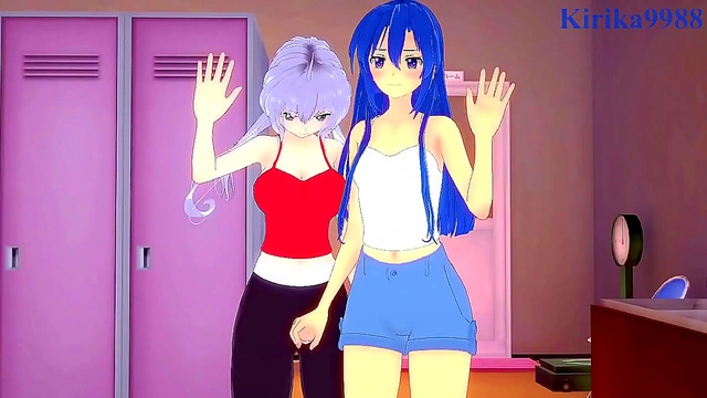 Tsubasa Kazanari & Chris Yukine Share Passionate Futanari Pleasure Journey
