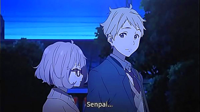 Cute Kyoukai no Kanata Heroine Enjoys Steamy Ride for Creamy Finish