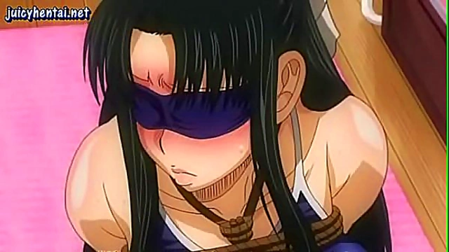 Bound Anime Beauty Receives Sensual Delights in Hot Hentai StepMoment