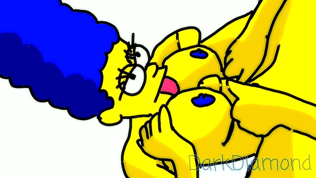 Marge Simpson’s Steamy Anime Anal Encounter with Her Lustful Cartoon Partner
