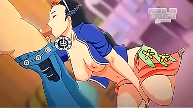 Nami & Robin Engage in Hot Futanari Lesbian Fun in Anime Adventure