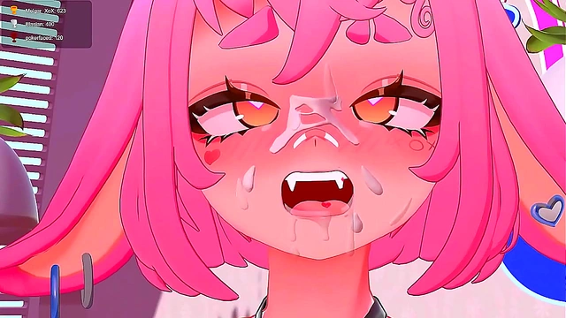 Bunny VTuber Finds Pleasure Amidst Intense VR Workout Session