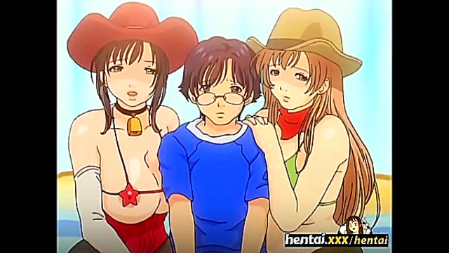 Busty Beauties Spoil Nerdy Guy with Sensual Titfuck and Steamy Threesome Delight