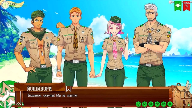 Taiga Embarks on a Steamy Russian-Voiced Forest Adventure with Camp Friends