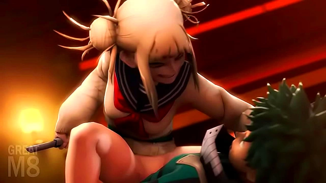 Izuku Seduces Toga with His Big Cock in steamy Boku no Hero Academia Scene