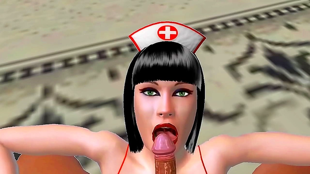 Naughty Nurse Delivers Sensual blowjob to Doctor in Steamy 3D Clinic Scenario