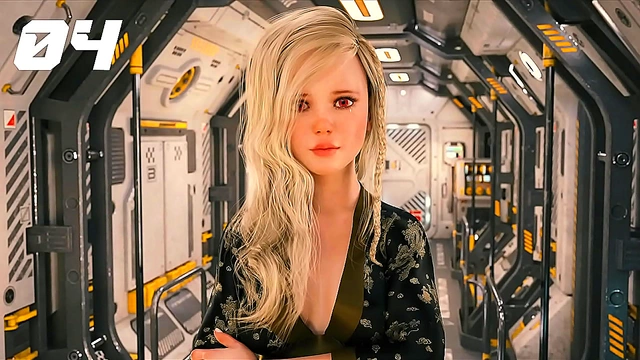 Petite Blonde Pleads for Intimate Bliss with Massive-Cock Alien in 3D Hentai Adventure
