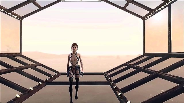 SexyBrunette Anime Babe Flaunts Her Fallout 4 Outfits Seductively