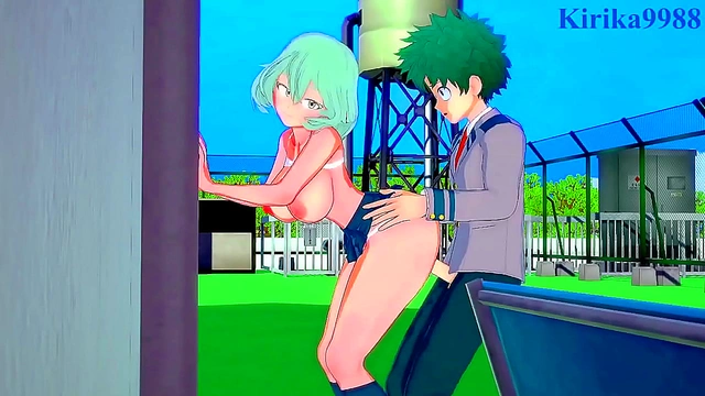 Toru & Kaoruko Tempt Izuku into Steamy 3D Hentai Adventure in My Hero Academia