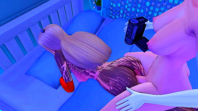Sensual Futanari Mistress Rides Submissive Slave for Explosive Anal Release