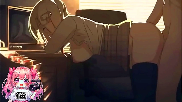 Blonde Step-StepMom Seduces Neighbor in Hot Animated Encounter
