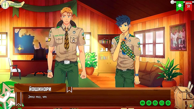 Russian Dub – Scout’s Lesson Heats Up into Steamy Romance in Anime Friends Camp Ep 55
