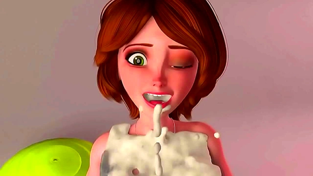 Mature MILF Instructs Erotic Naked Yoga & Gets Drenched inCum in 3D Hentai Adventure