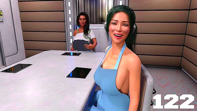 Busty Teen 18+ Finds Pleasure with Master's Apprentice in erotic Space Adventure